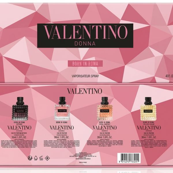 Valentino Donna Born In Roma/Intense/ Yellow Dream/Coral Fantasy Set