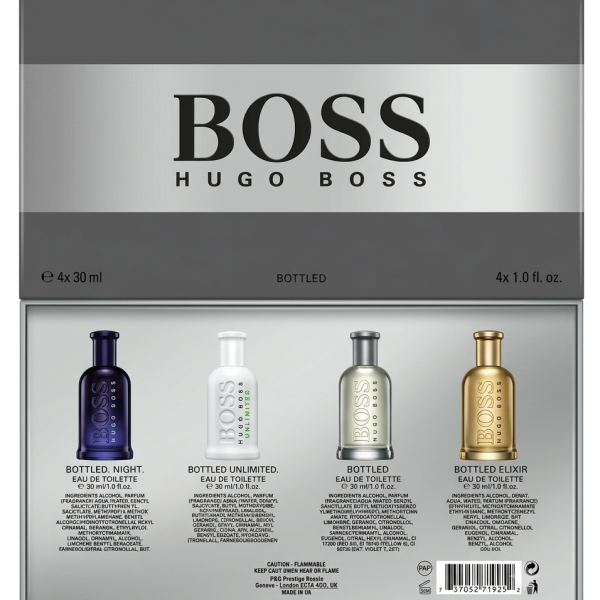 Hugo Boss Bottled Classic/Unlimited/ Bottled Night/Elixir Set